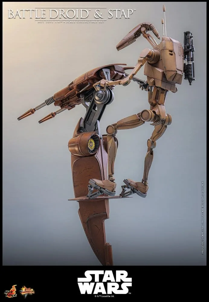 Star Wars Action Figure Set – Battle Droid and STAP 1/6 32 cm 4