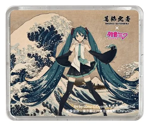 Hatsune Miku x Hokusai 3D Magnet – The Great Wave off Kanagawa