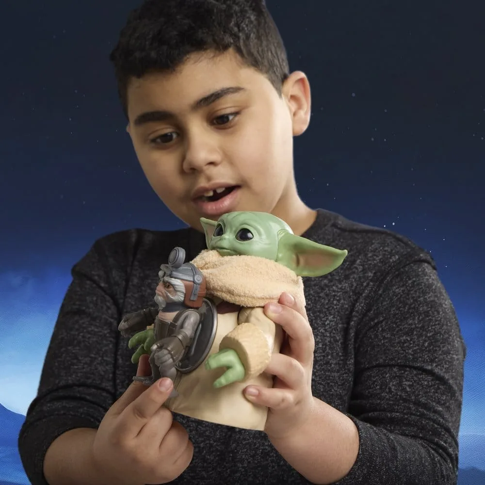 Star Wars Interactieve Figuur – Huggin' Grogu en Anzellan 17 cm 8