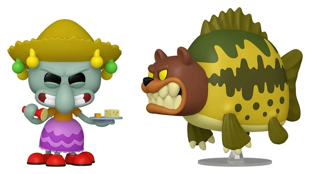 SpongeBob POP Figure Set – Squidward and Sea Bear 9 cm