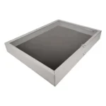 Evoretro Display Case – Lockable Silver 91.44 x 60.96 x 10.16 cm 5