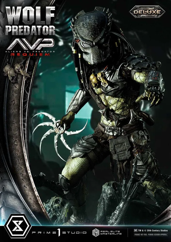 Alien vs. Predator Statue – Requiem Wolf Predator Deluxe 95 cm 5