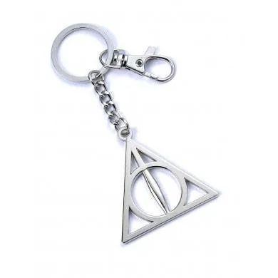 Harry Potter Keychain – Silver-Plated Deathly Hallows 5 cm