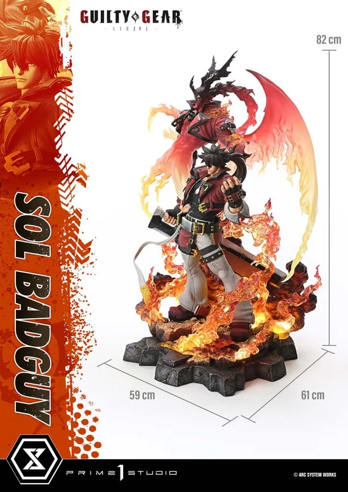 Guilty Gear Strive Statue – Sol Badguy 1/4 Scale 82 cm 8