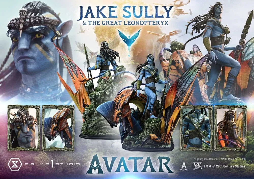 Avatar Statue – Jake Sully & The Great Leonopteryx 87 cm 3