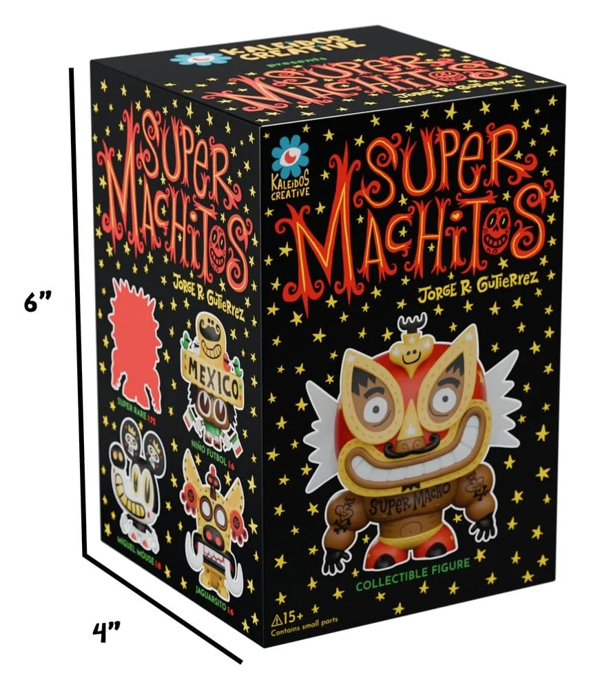 Super Machito Mini Figures – Series 1 Blind Box Display 6-Pack 10 cm 2