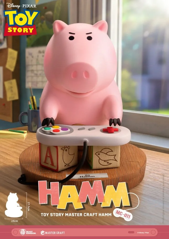 Toy Story Statue – Master Craft Hamm 28 cm 8