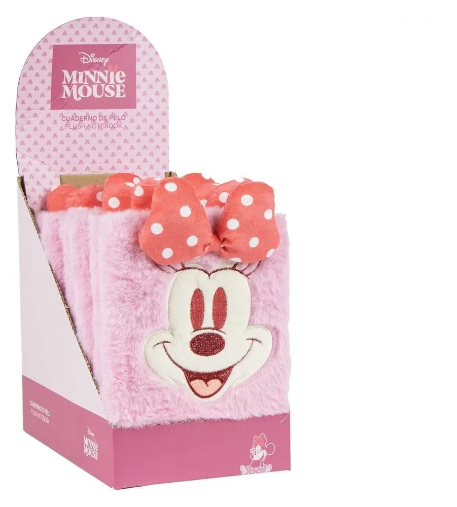 Disney Plush Notebook – Minnie Mouse Display of 8