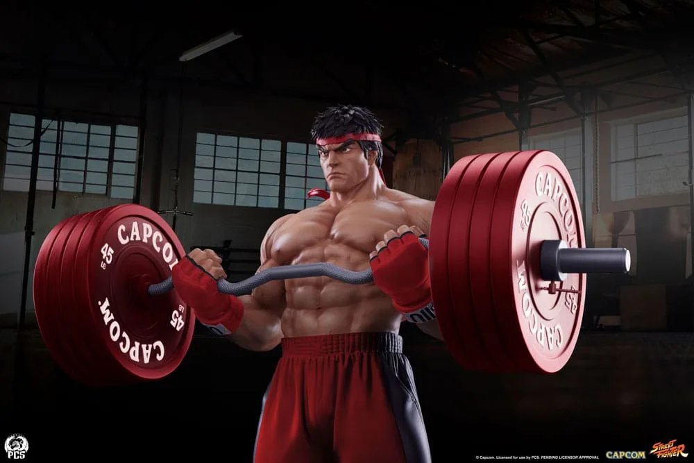 Street Fighter Statue – Ryu Powerlifting 1/4 Scale 53 cm 2