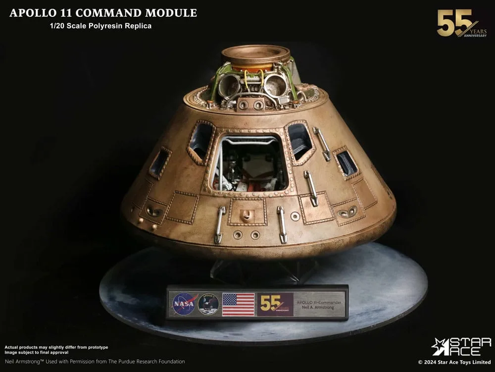 Apollo 11 Replica – Command Module DX 1/20 Scale 20 cm