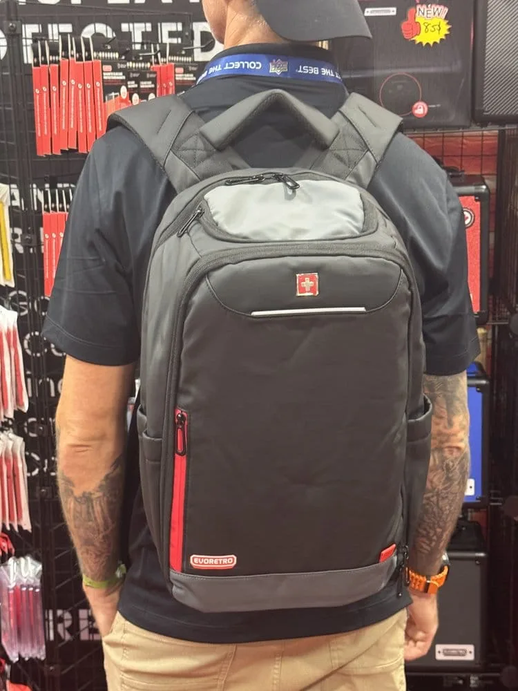 Evoretro Backpack and Mini Carrying Case Bundle – Black 3