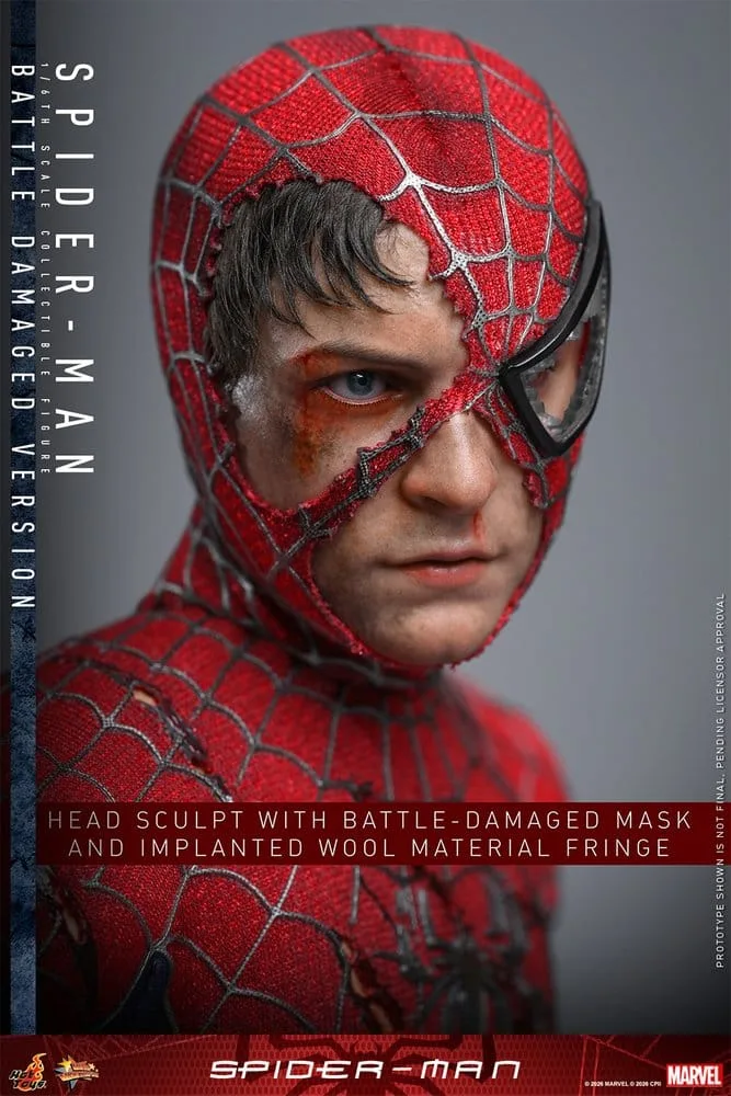 Spider-Man Action Figure – Battle Damaged 1/6 Scale 30 cm 16