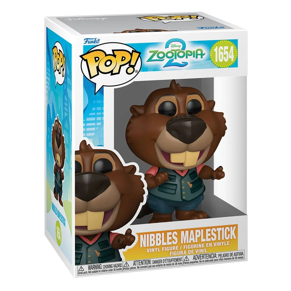 Zootopia 2 Vinyl Figure – Nibbles Maplestick Funko Pop 9 cm 2