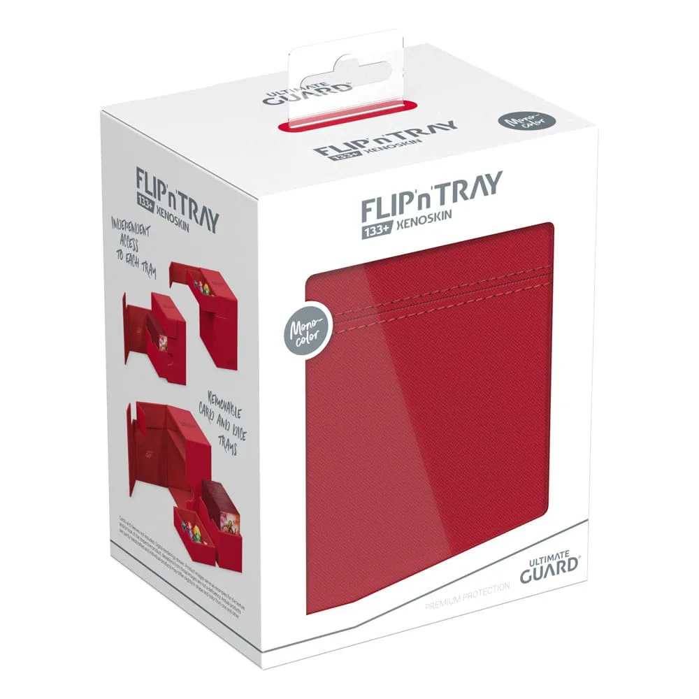 Ultimate Guard Deck Box – Red Flip’n’Tray 133+ Xenoskin 7