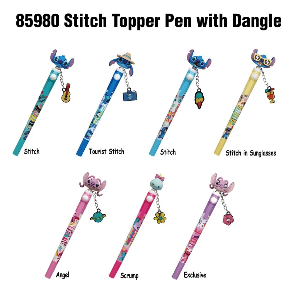 Lilo & Stitch Spinning Pen Display – 3D Stitch Head Topper 12 Packs 3