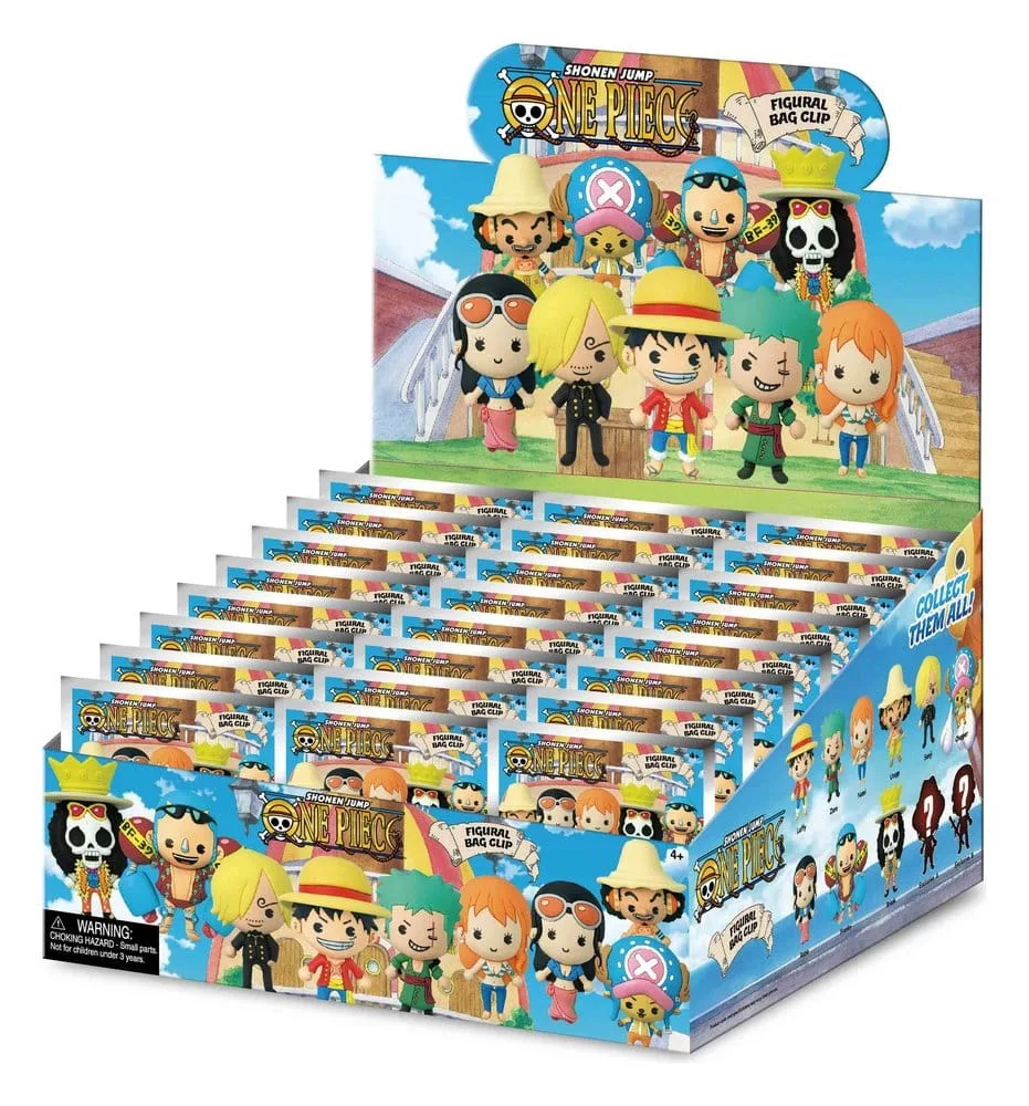 One Piece PVC Bag Clips – Series 1 Display of 24