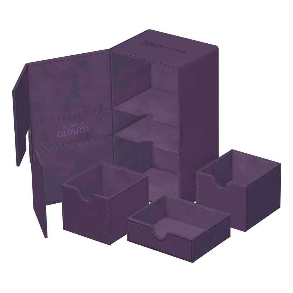 Ultimate Guard Deck Box – Twin Flip’n’Tray 200+ Xenoskin Purple 6