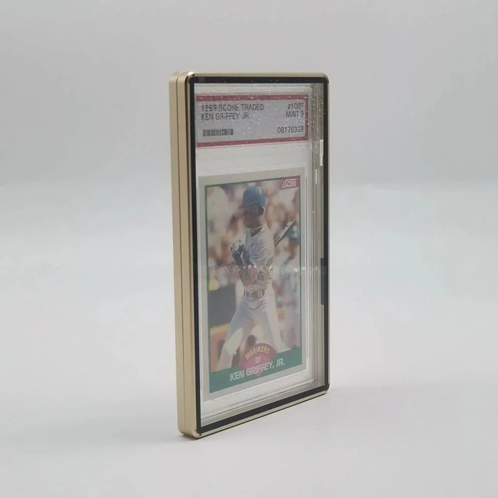 PSA Graded Card Slab Protector – Gold Magnetic Case 2