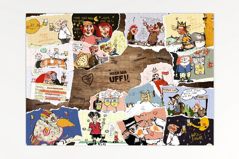 Heer Ma Uff Jigsaw Puzzle – Das Pfalzpuzzle 1000 Pieces 68 x 48 cm 2