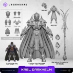 Legendari Action Figure – Kael Darkhelm 1/10 18 cm 4