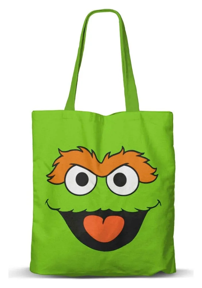 Sesame Street Shopping Bag – Oscar the Grouch Face 40 cm
