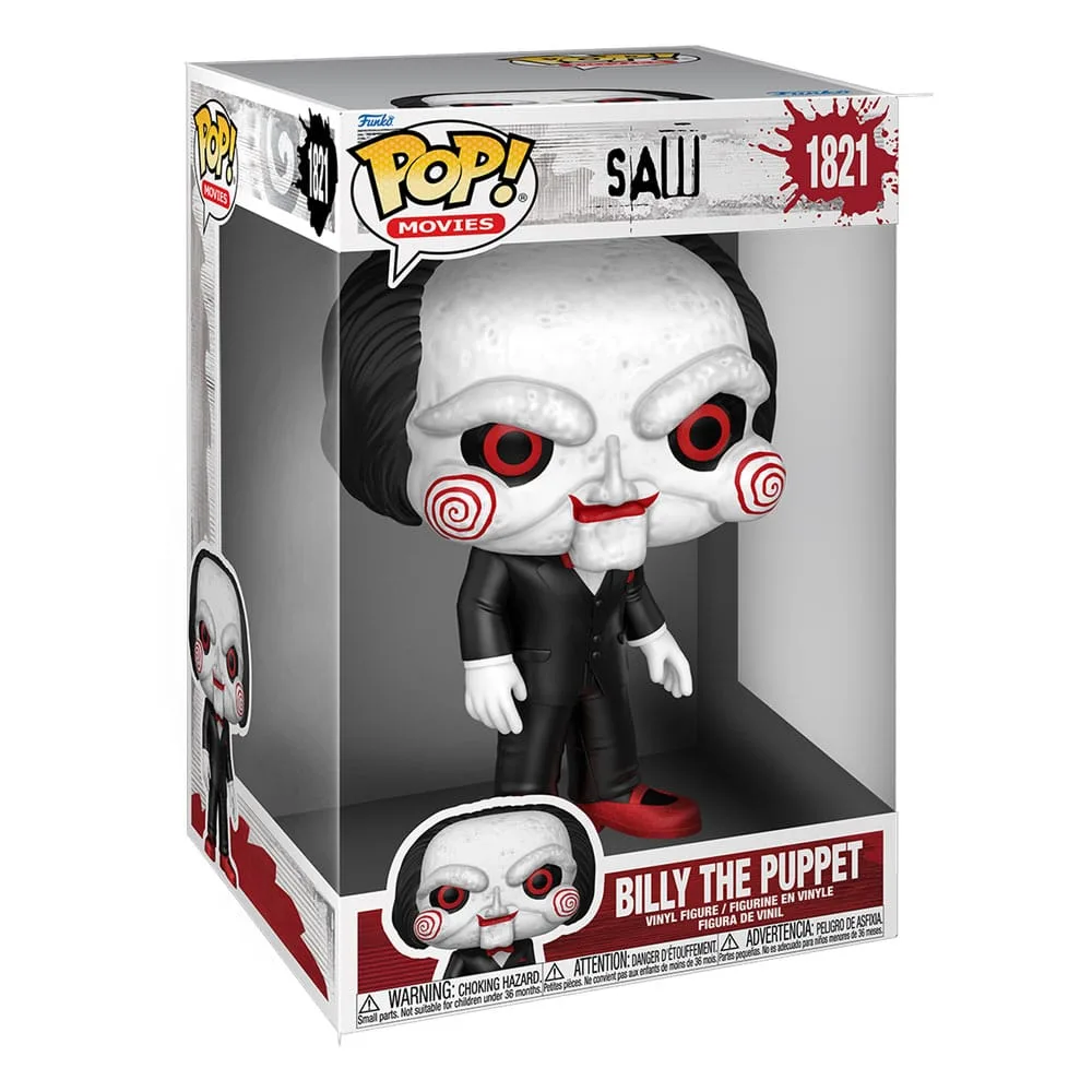 Saw Vinyl Figure – Billy the Puppet Jumbo POP! Movies 25 cm 2