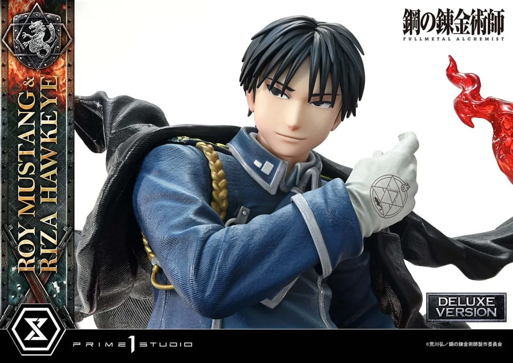 Fullmetal Alchemist Statue – Roy Mustang and Riza Hawkeye 50 cm 24