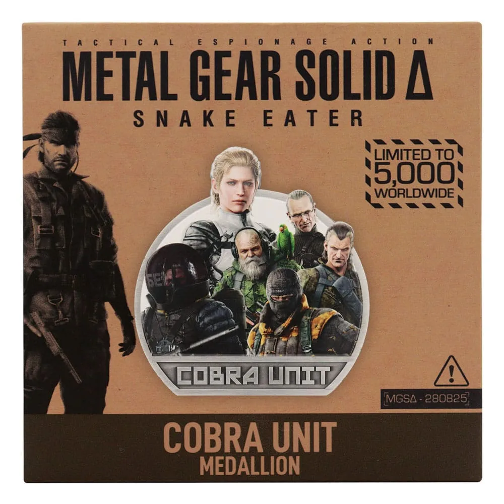 Metal Gear Solid Delta Medallion – Cobra Unit Limited Edition 84 mm 4