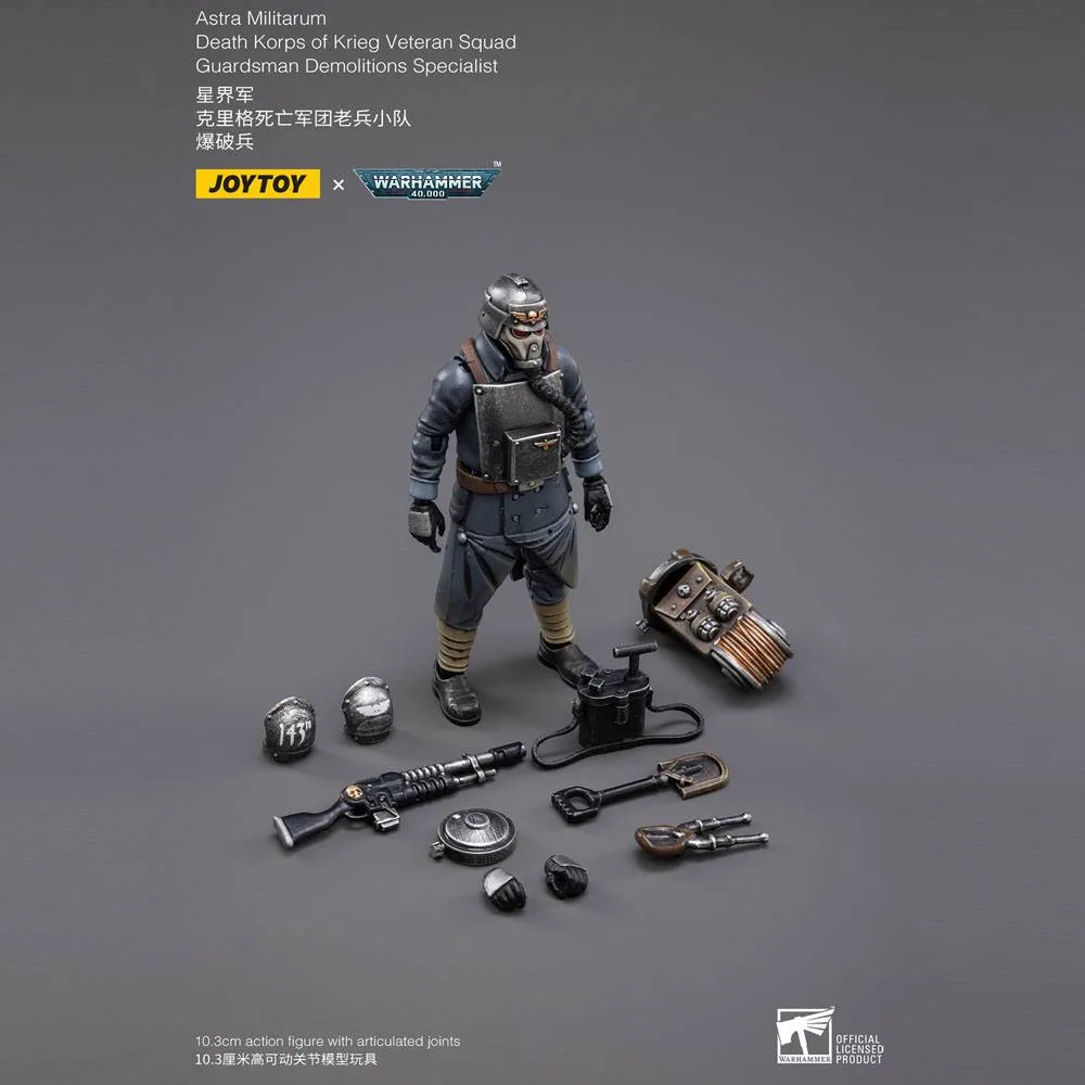 Warhammer 40k Action Figure – Krieg Demolitions Specialist 10.3 cm 8