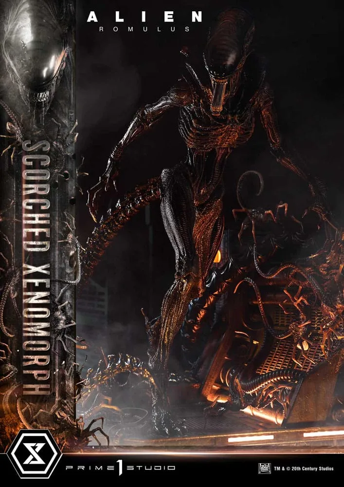 Alien Romulus Statue – Scorched Xenomorph 98 cm 20