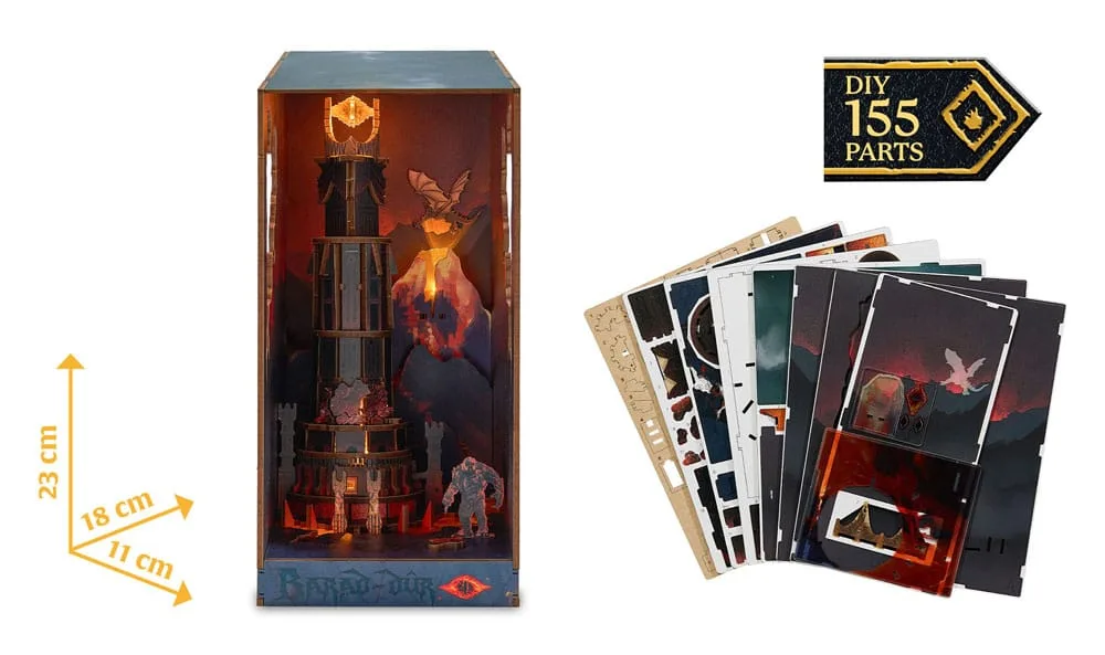 Lord of the Rings Book Nook – Barad-Dûr Mini Diorama 23 cm 3