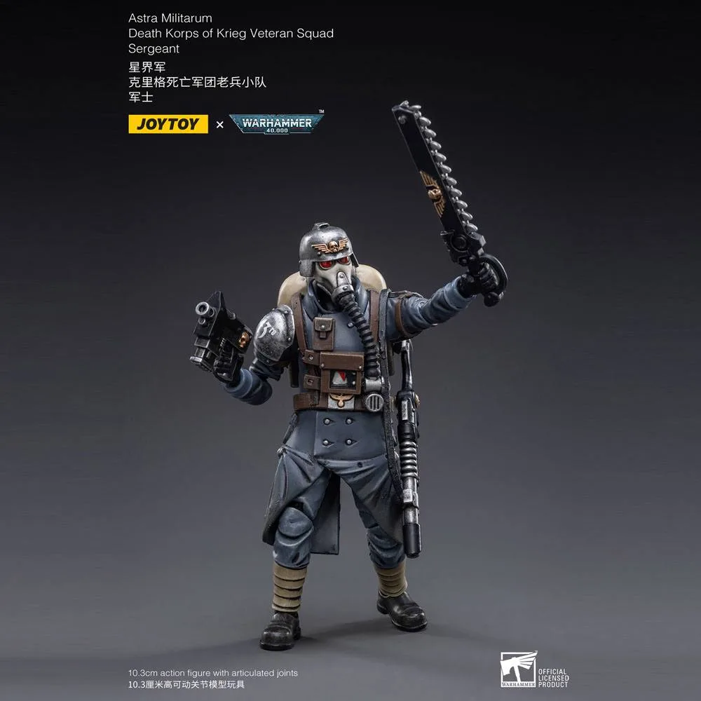 Warhammer 40k Action Figure – Krieg Veteran Squad Sergeant 10.3 cm 6