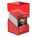 Ultimate Guard Deck Box – Boulder 100+ Clear Ruby 3