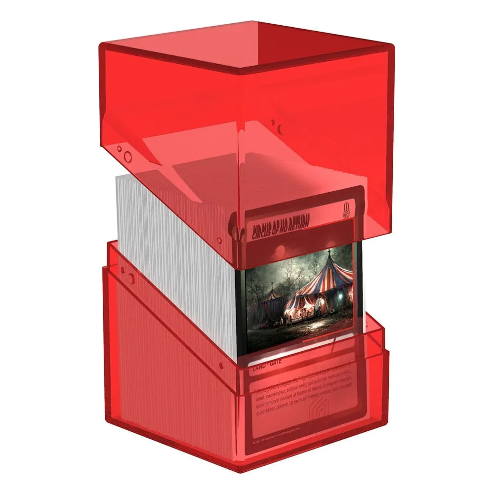 Ultimate Guard Deck Box – Boulder 100+ Clear Ruby 3