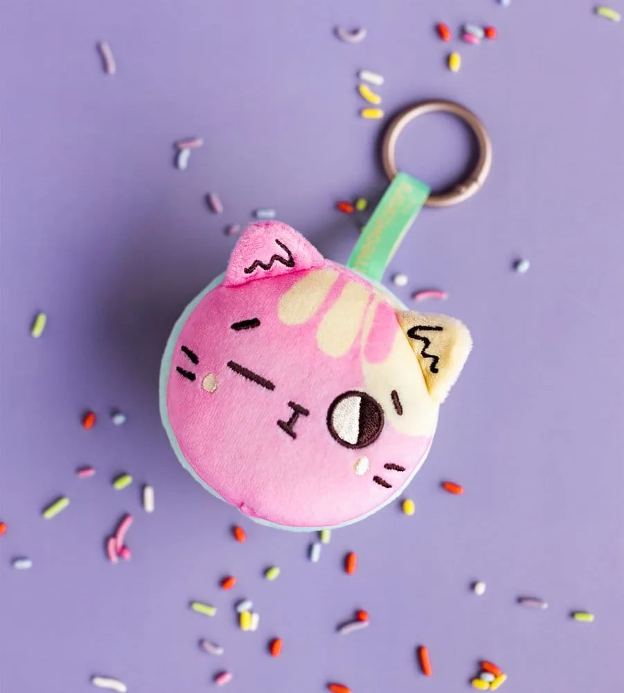 Meowcaron Plüsch-Taschenanhänger – Wink 7 cm 6