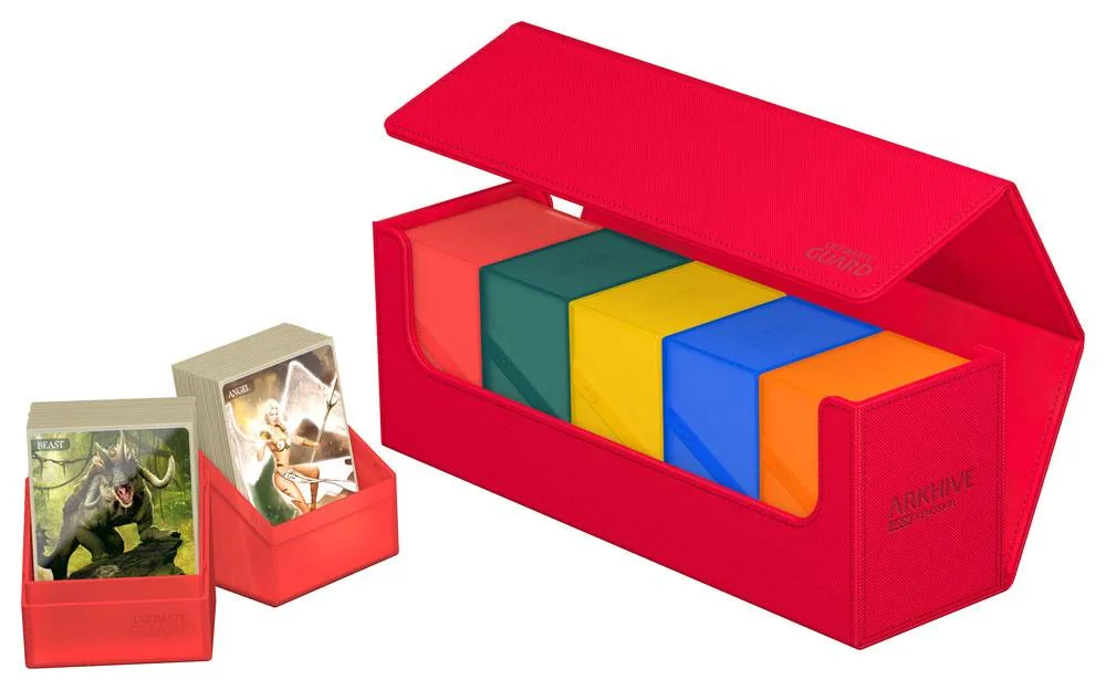Ultimate Guard Card Storage Box – Arkhive 400+ Xenoskin Red 5