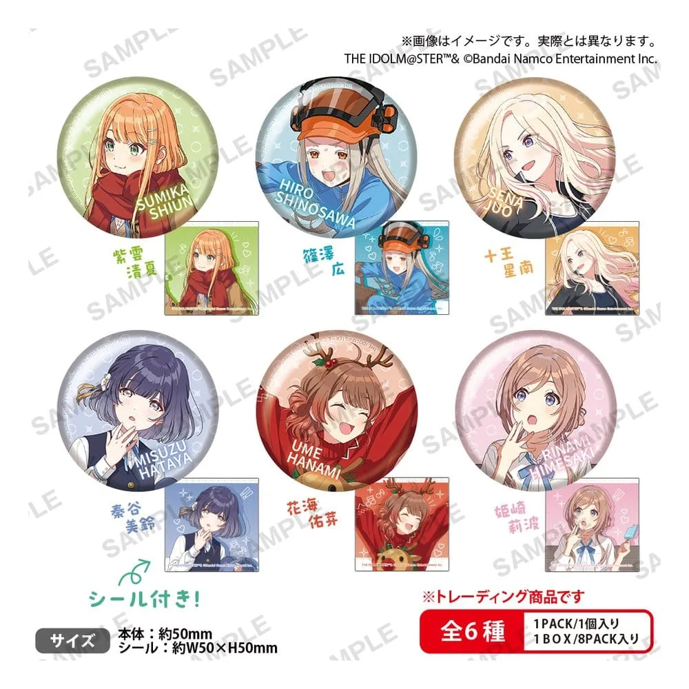 Gakuen Idolmaster Pin Badges – Vol. 4 Blind Box Display of 8
