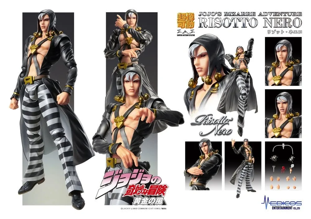 JoJo’s Bizarre Adventure Action Figure – Risotto Nero 16 cm 12