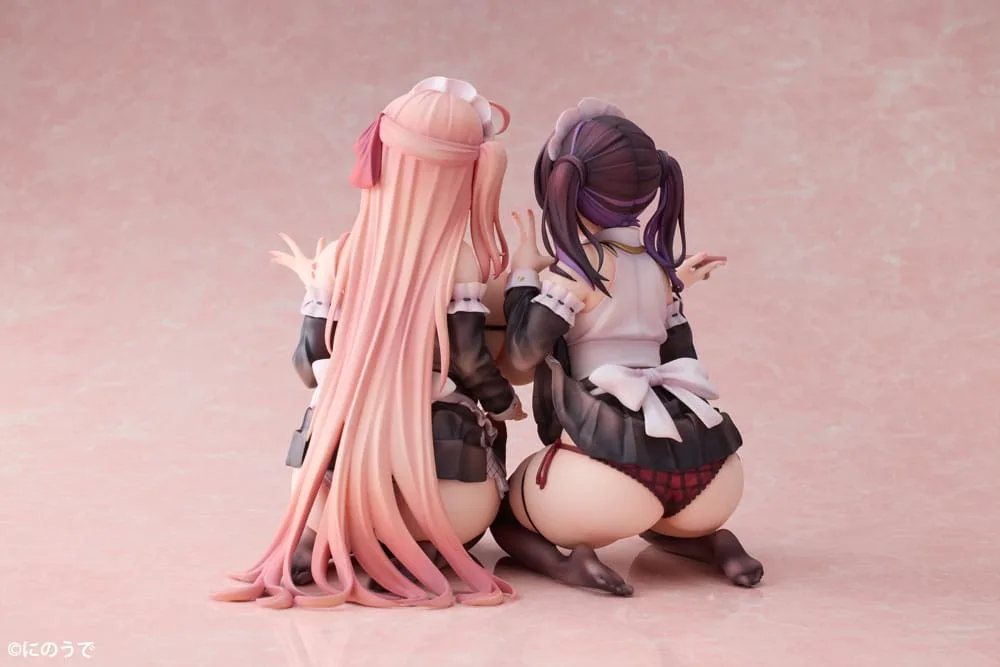 Original Character Statues – Koho Miya and Otsuhane Fuwari 18 cm 11