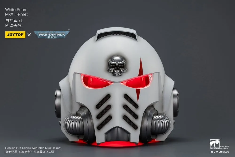 Warhammer 40,000 Helmet Replica – White Scars MkX 1/1 30 cm 7
