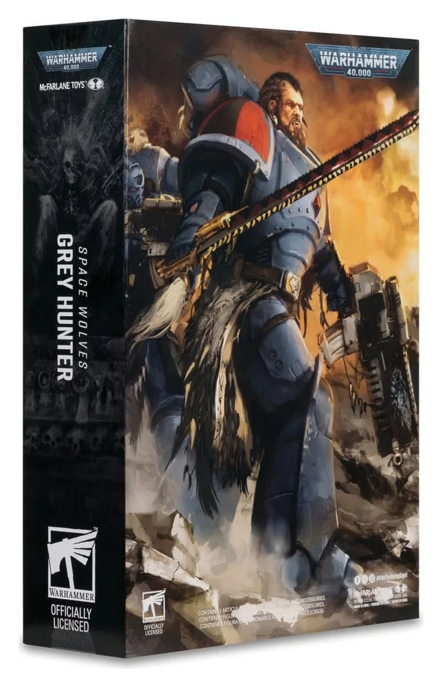Warhammer 40,000 Action Figure – Space Wolves Grey Hunter 18 cm 9