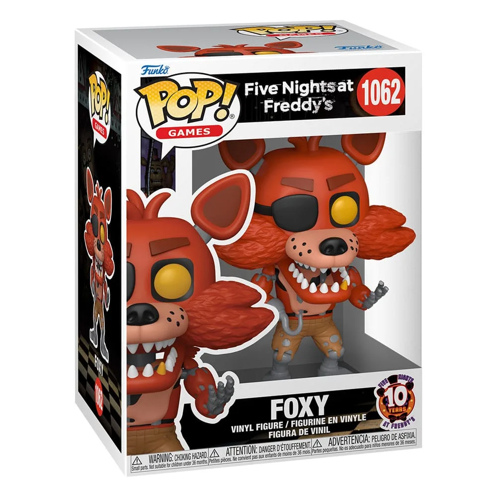 Five Nights at Freddy’s Vinyl Figure – 10th Anniversary Foxy 9 cm 2