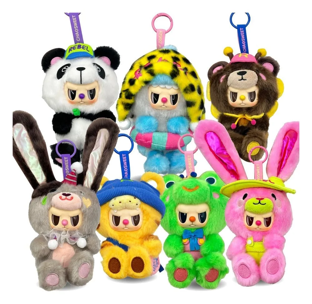Rebel Bears Vinyl Plush Blind Box – Sweet Zoo 6-Pack 10 cm