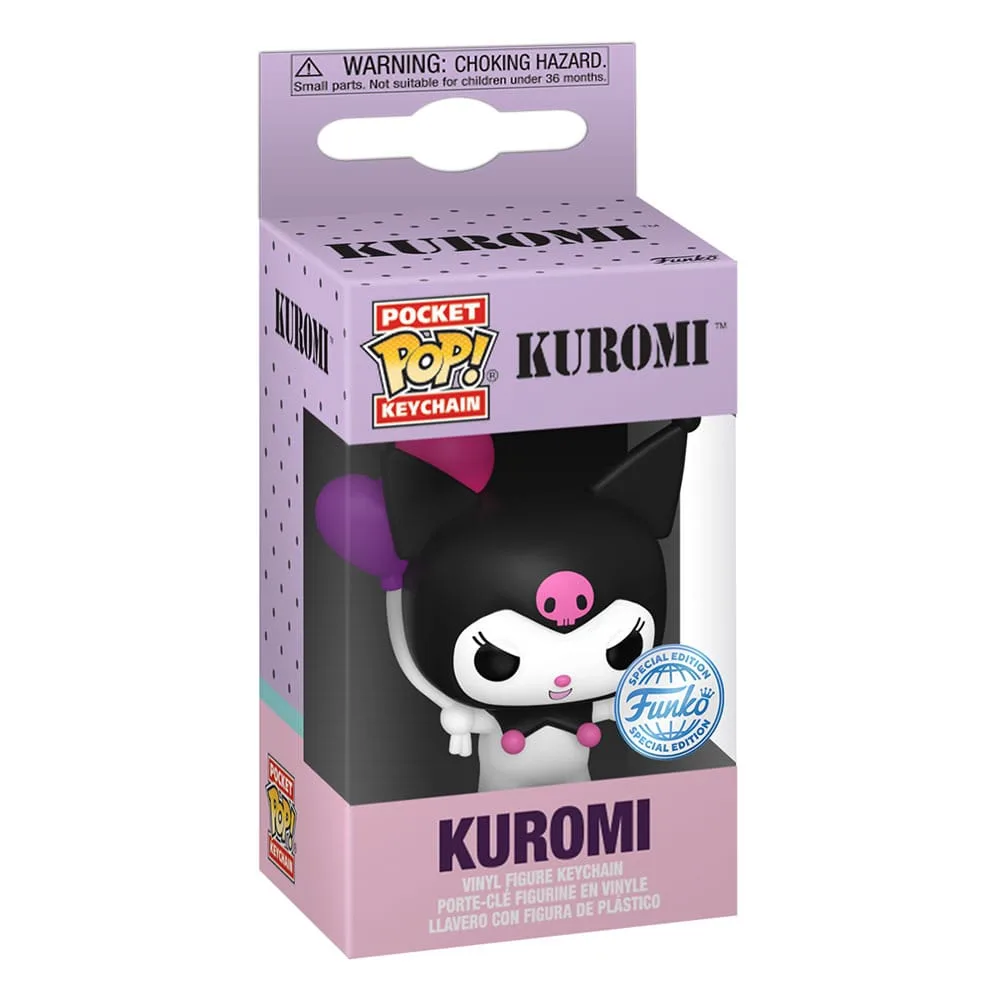 Hello Kitty Pop Vinyl Keychains – Kuromi Display of 12 4 cm 2