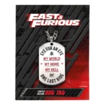 Fast & Furious Dog Tag – Numbered Edition 47 x 27 mm 8