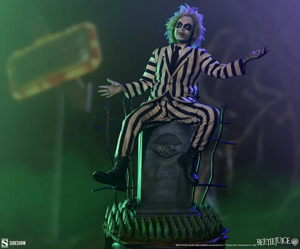 Beetlejuice Mixed Media Statue – Premium Format 54 cm 3