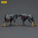 Zombie Dark Source Action Figures – Police Dogs 2-Pack 8 cm 3