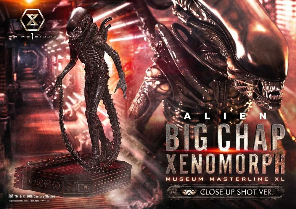Alien Statue – Big Chap Xenomorph Close Up Shot 100 cm 2