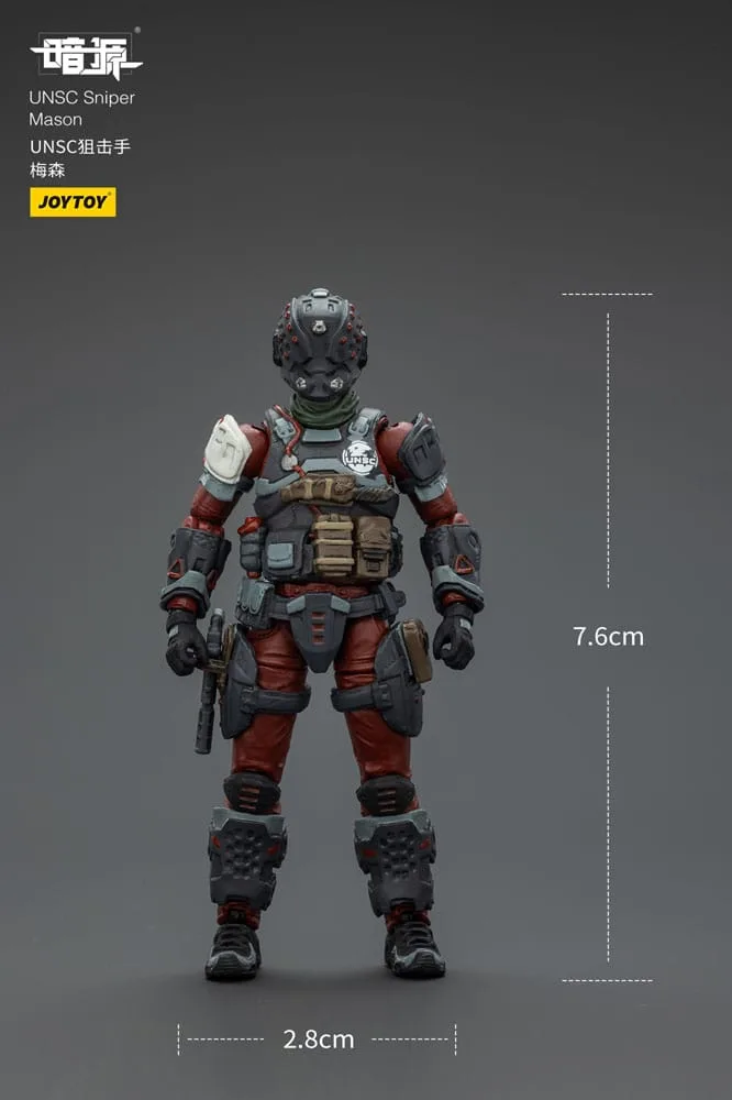 UNSC Dark Source Action Figure – Sniper Mason 7 cm 2
