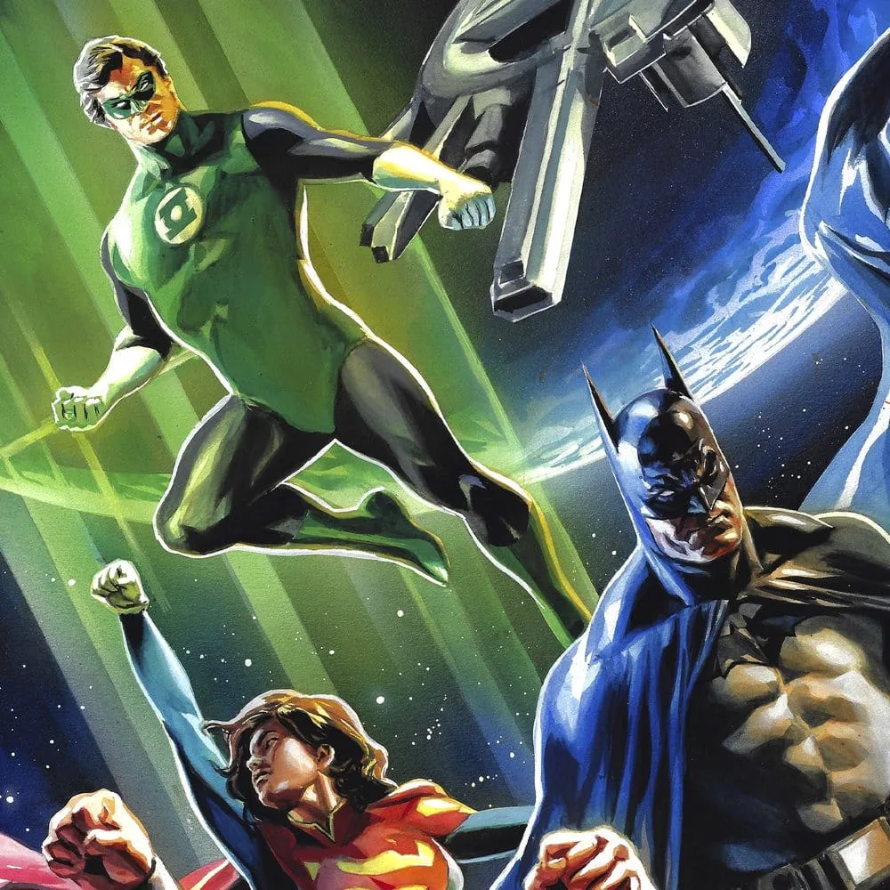DC kunstdruk – Justice League Unlimited zonder lijst 46 x 61 cm 2